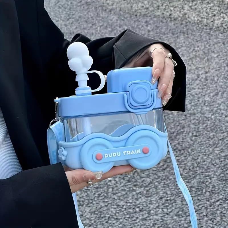 Train Cute Water Bottle For Kids Portable Drinking