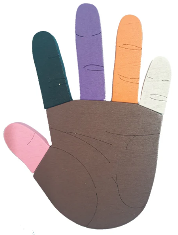 Wooden Hand Sorting Board With Color Matching Activity