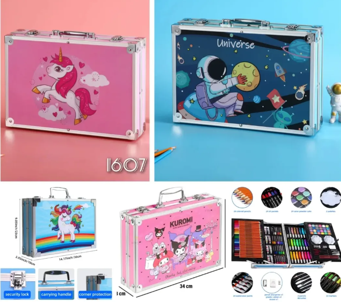 145-Piece Colour Kit – All-in-One Art Set