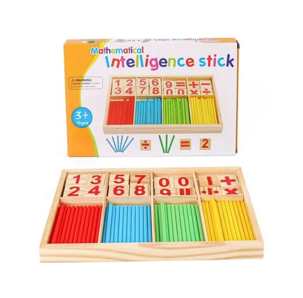 Mathematical Intelligence Stick - Counting Toys For Kids - Wooden Toys