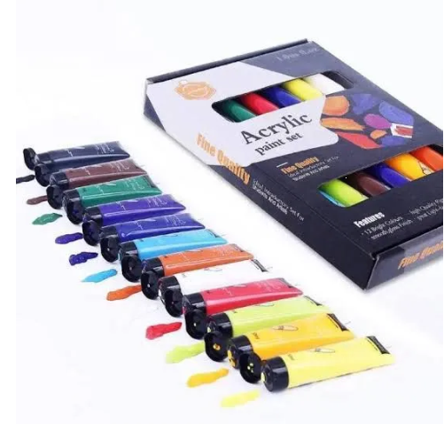 Acrylic paint set of 12 colors (30 ml)
