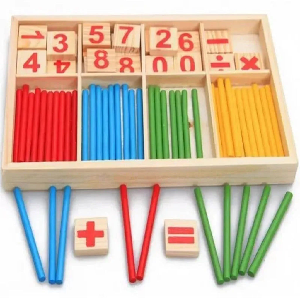 Mathematical Intelligence Stick - Counting Toys For Kids - Wooden Toys