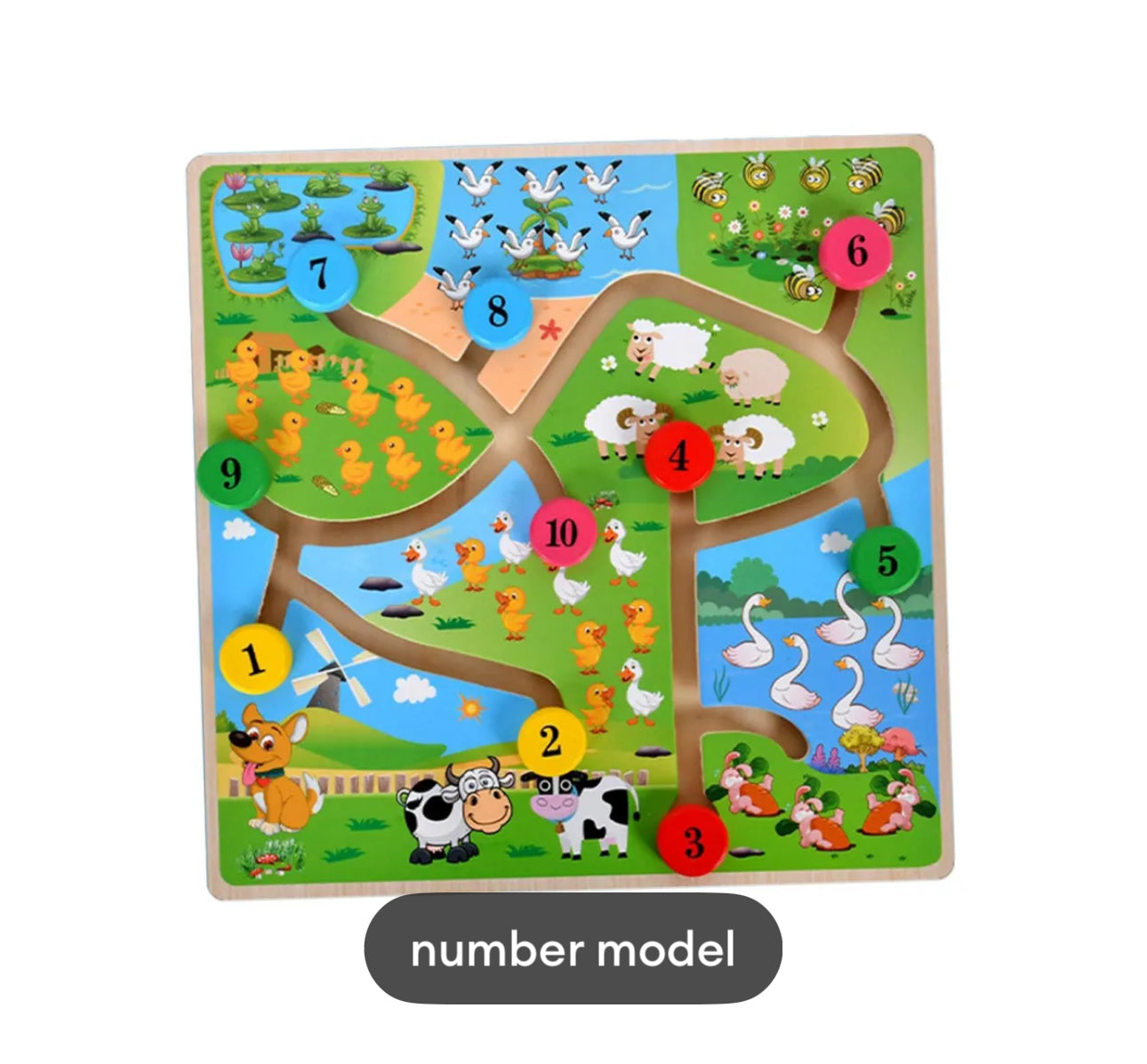 Wooden Maze Toys Fine Motor Planet Puzzle Toy for Preschool Boys Girls