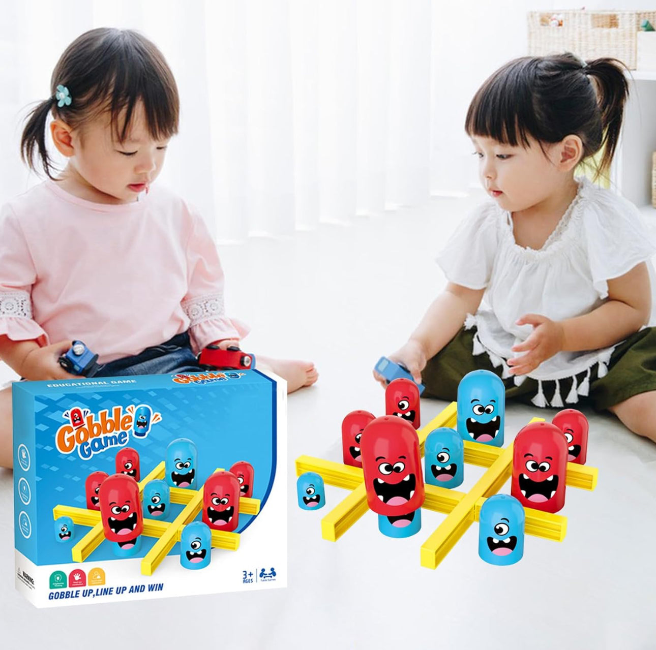 Emoji Tic-Tac-Toe Tache Board Game