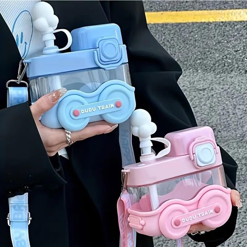 Train Cute Water Bottle For Kids Portable Drinking