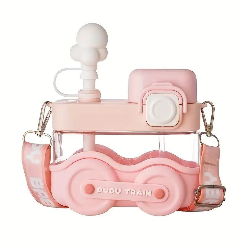 Train Cute Water Bottle For Kids Portable Drinking