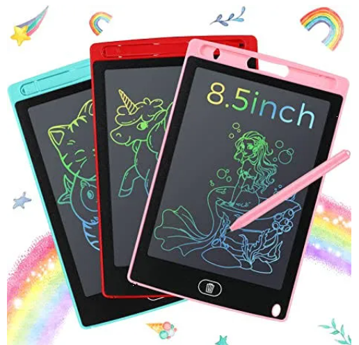 LCD Writing Tablet 8.5 Inch - Multicolor Drawing tablet- writing Digital Pad - Digital writer - Electronic Erasable Writing Board